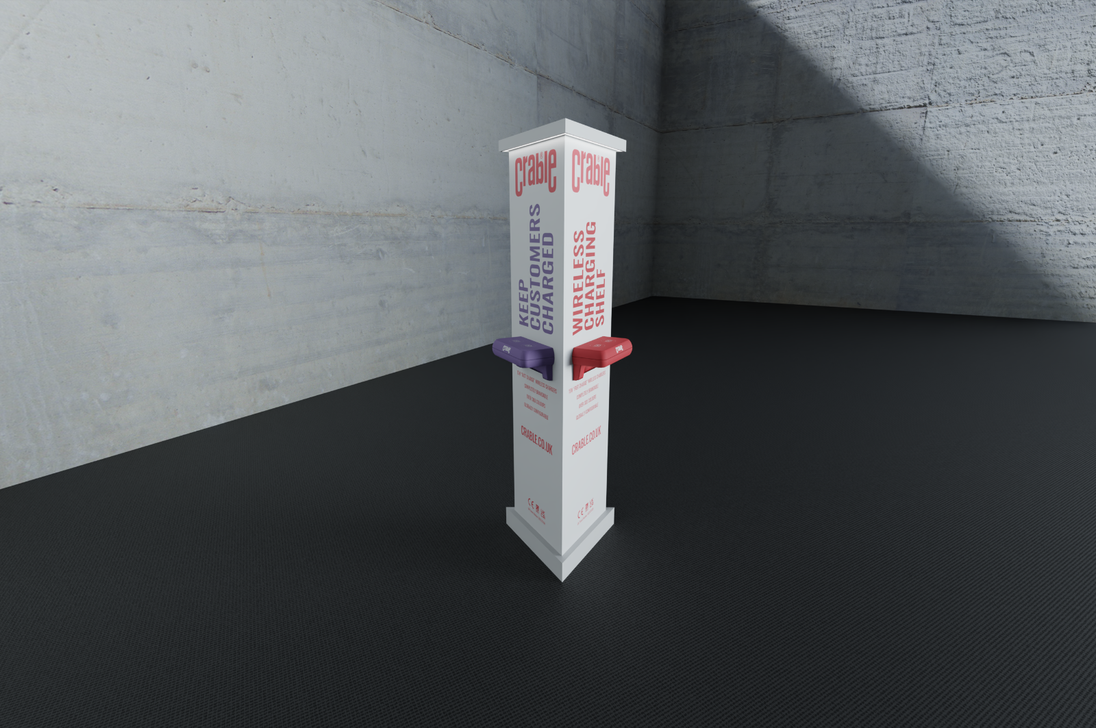 Crable Triangular Totem - 3-Sided Exhibition Stand