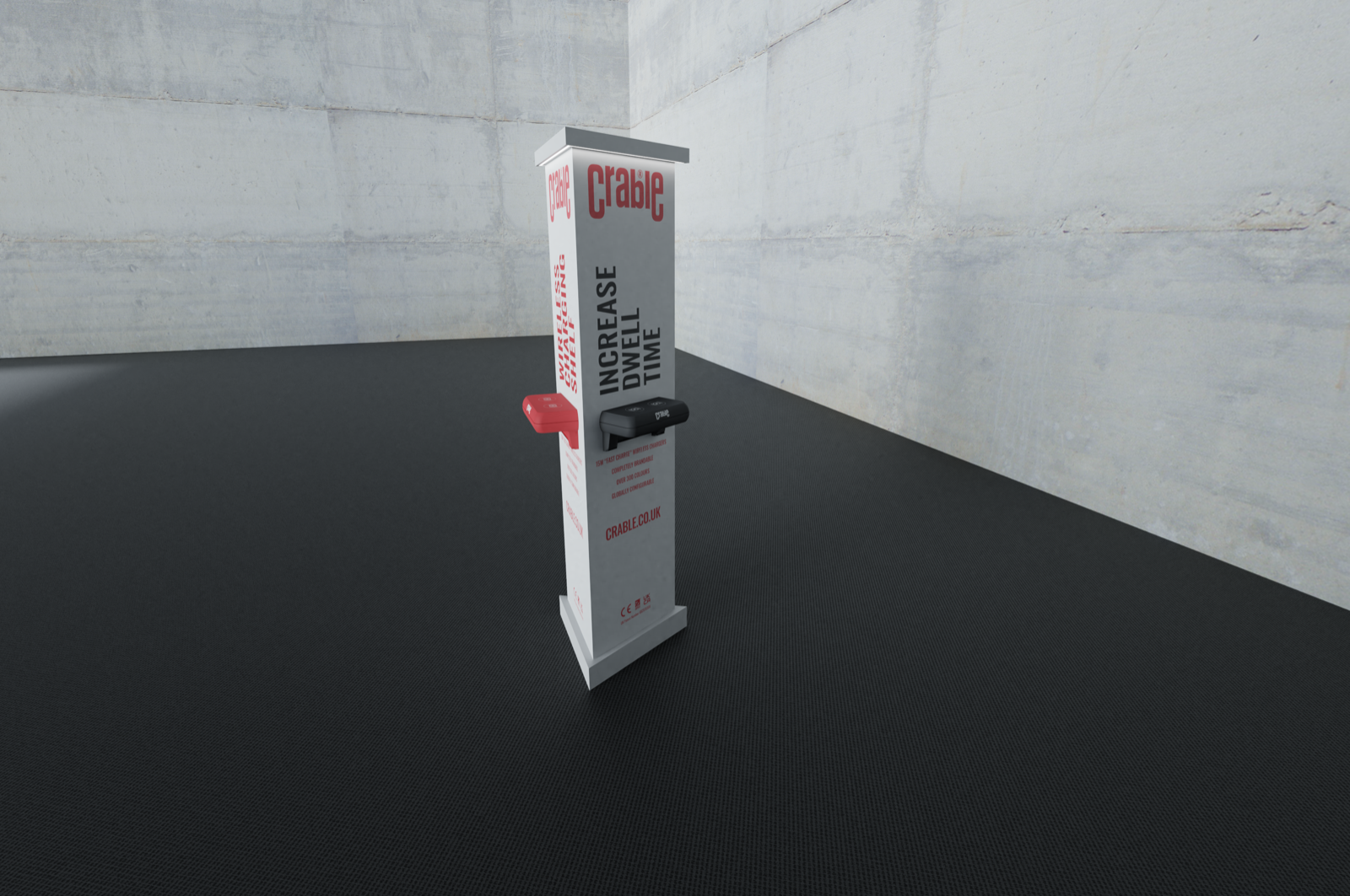 Crable Triangular Totem - 3-Sided Event Stand