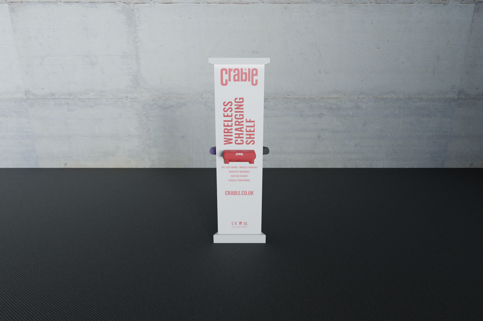 Crable Triangular Totem - 3-Sided Conference Stand