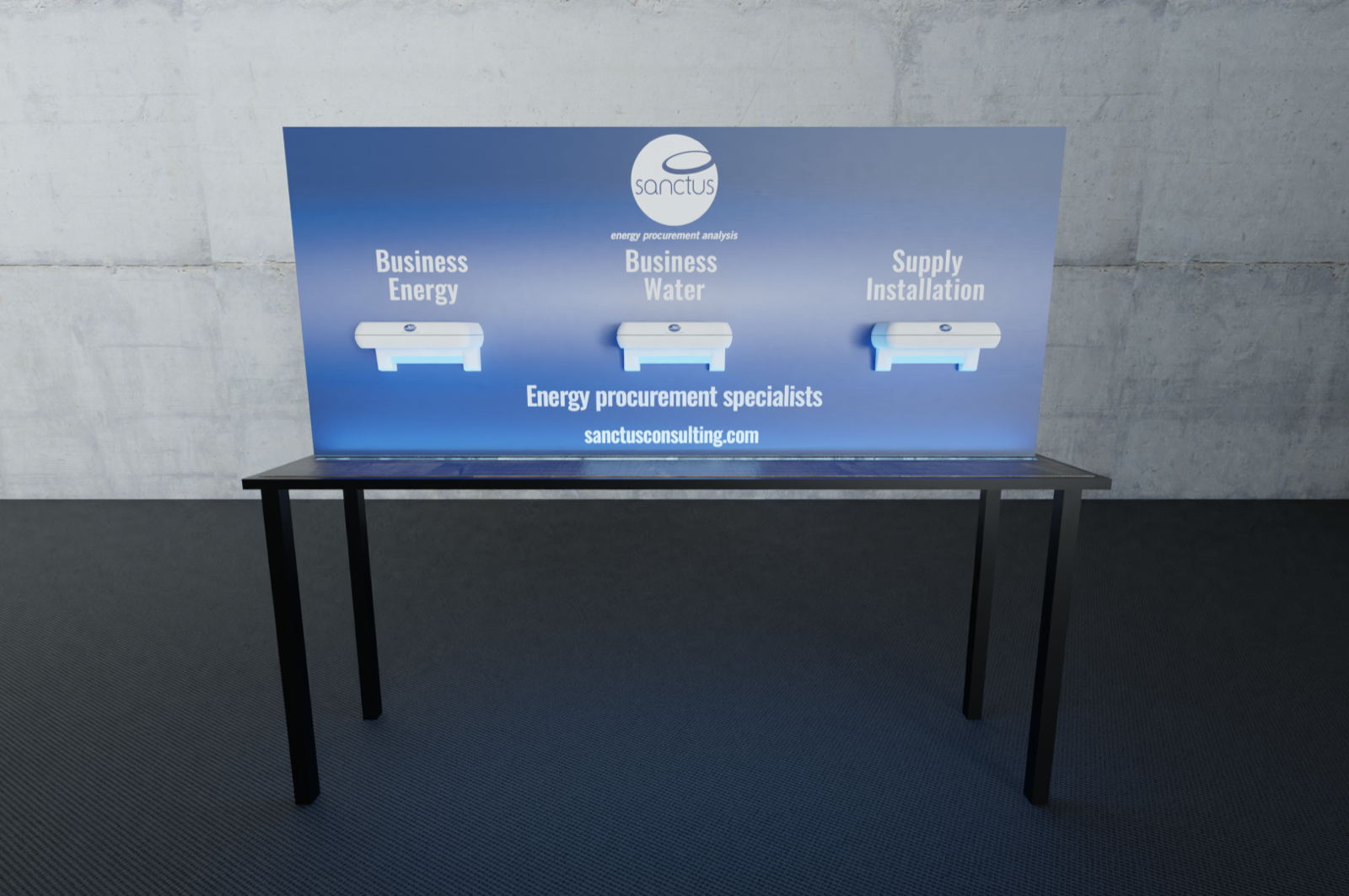 Crable Table Plinth - Sanctus Consulting