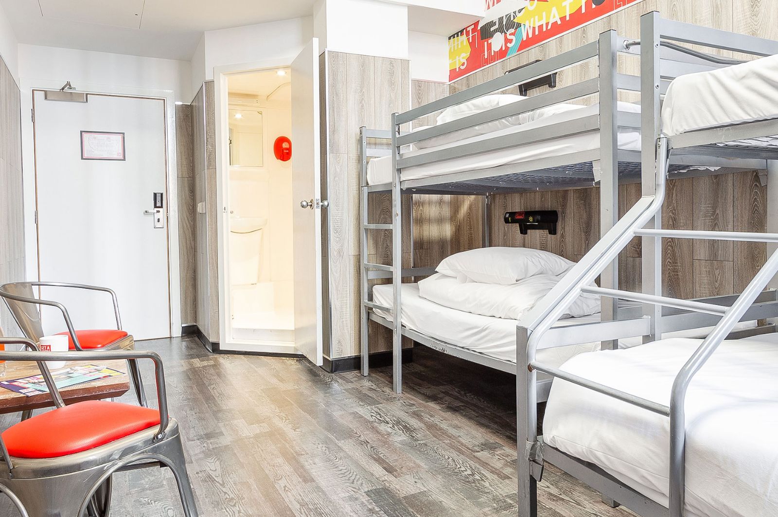 Crable Wireless Charging Shelf in a hostel