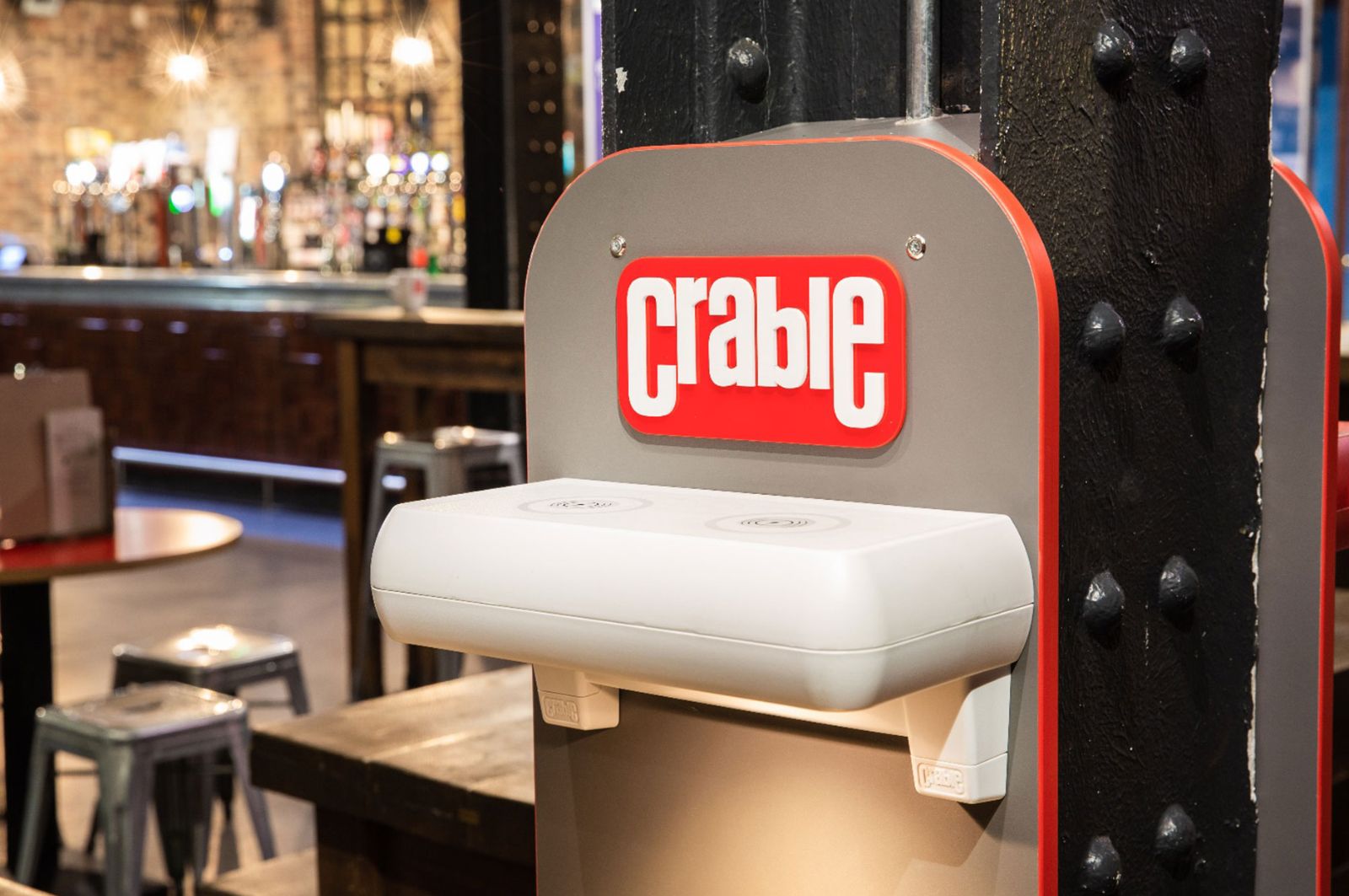 Crable in a bar