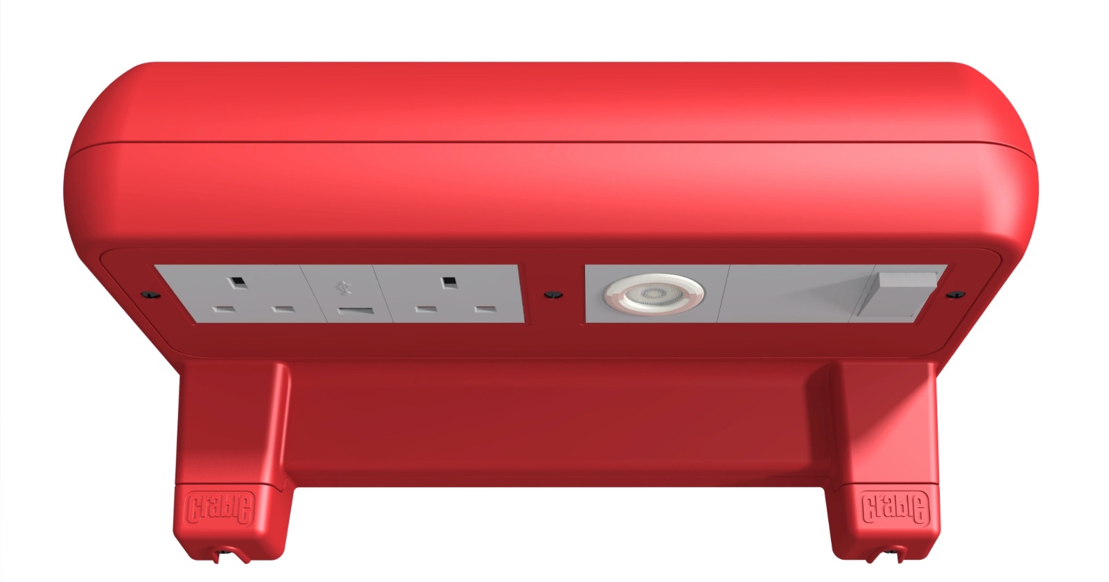 Crable Wireless Charging Shelf - Fire Engine Red