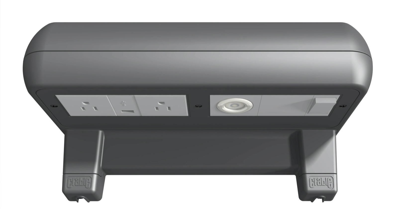 Crable Wireless Charging Shelf - Nickel Grey